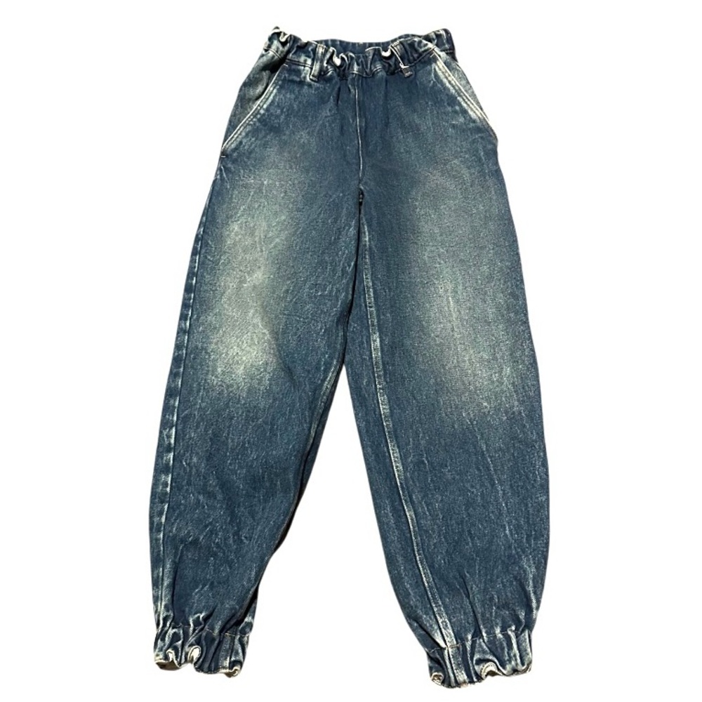Maison Margiela Women’s Jeans Paper Bag Waist Balloon Denim Size EU 36 N… - Picture 2 of 12